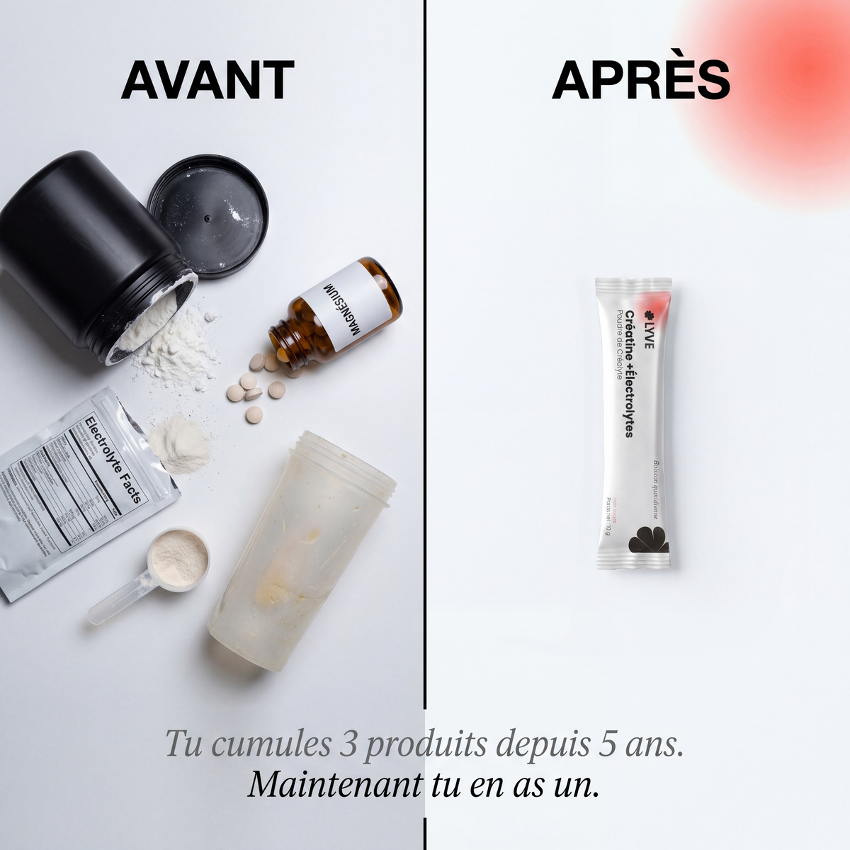 LYVE Créatine + Électrolytes
