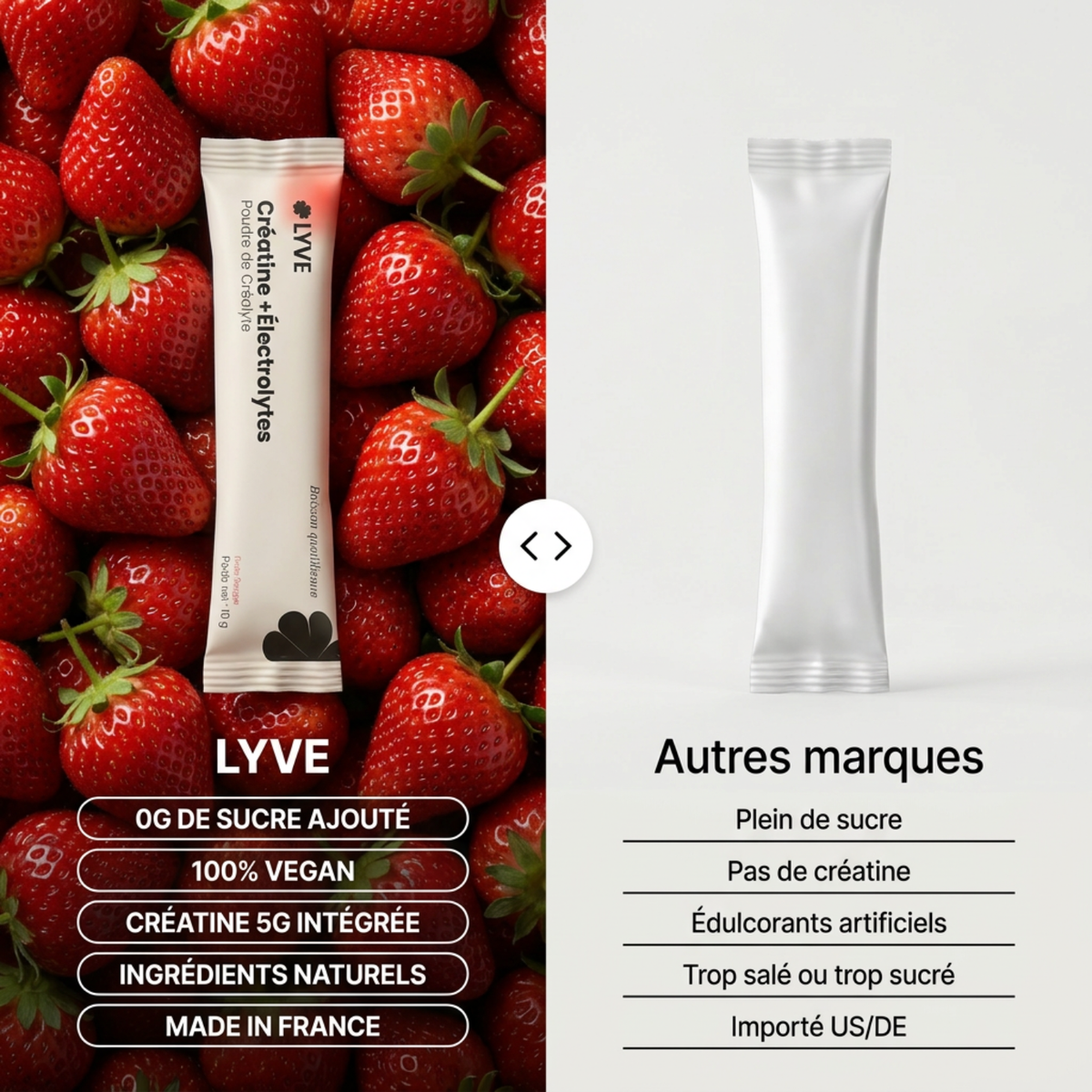 LYVE Créatine + Électrolytes
