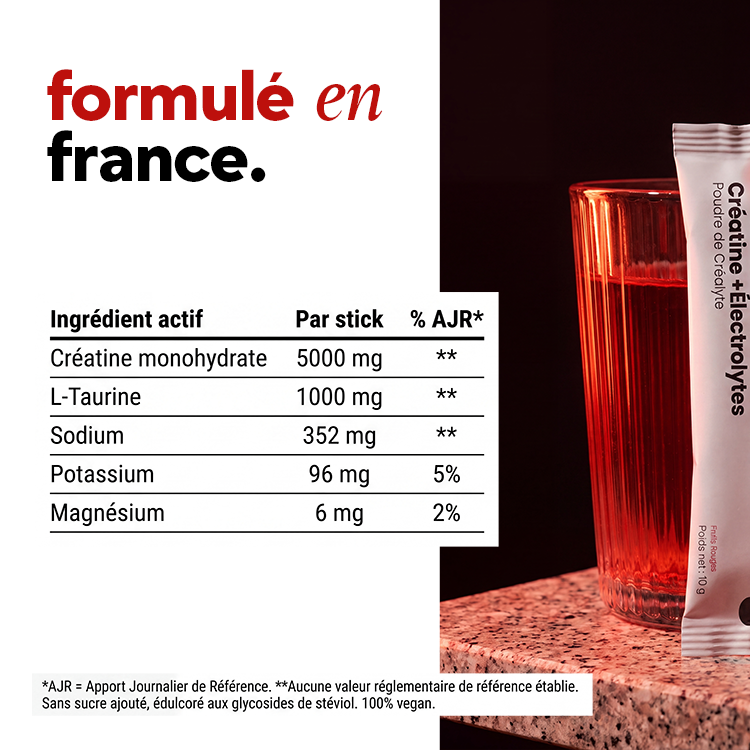LYVE Créatine + Électrolytes PRÉCOMMANDES