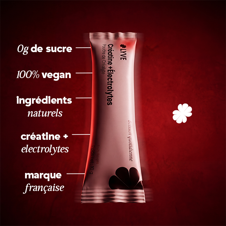 LYVE Créatine + Électrolytes PRÉCOMMANDES
