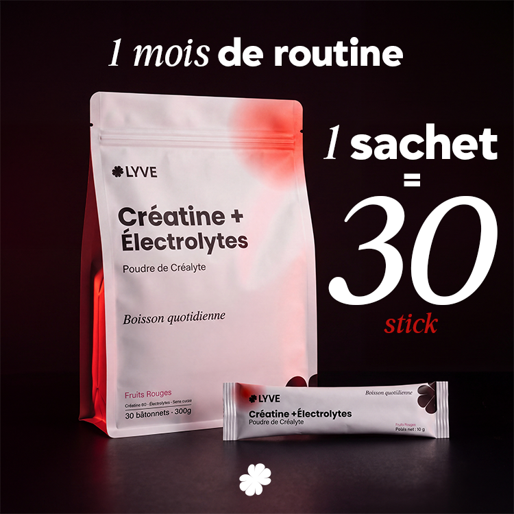 LYVE Créatine + Électrolytes PRÉCOMMANDES